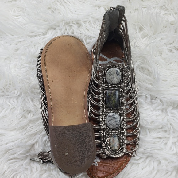 Sam Edelman | Leather Gladiator Sandals - Picture 3 of 4